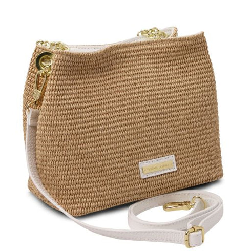 TL Bag - Straw effect bucket bag